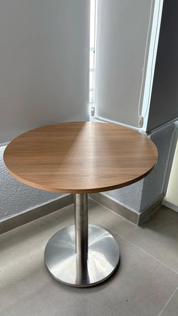 Mesa MDF 68cm base inox  - Foto 3