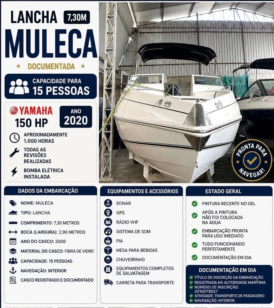 Vendo lancha 