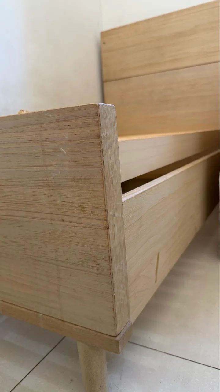 Berço mini cama em madeira  - Foto 4