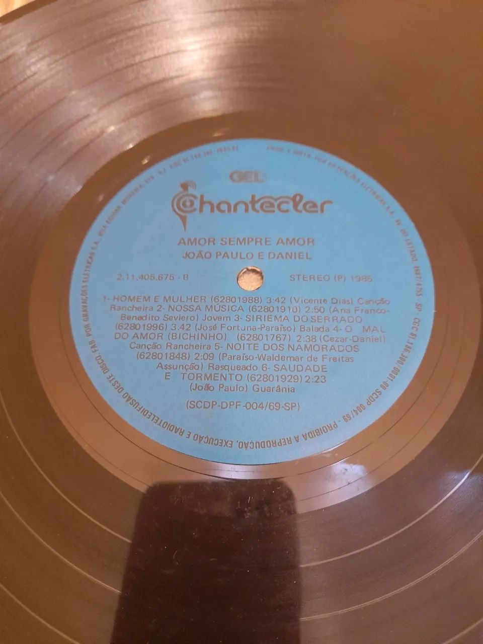 Disco Vinil João Paulo & Daniel - Amor Sempre Amor - Foto 2