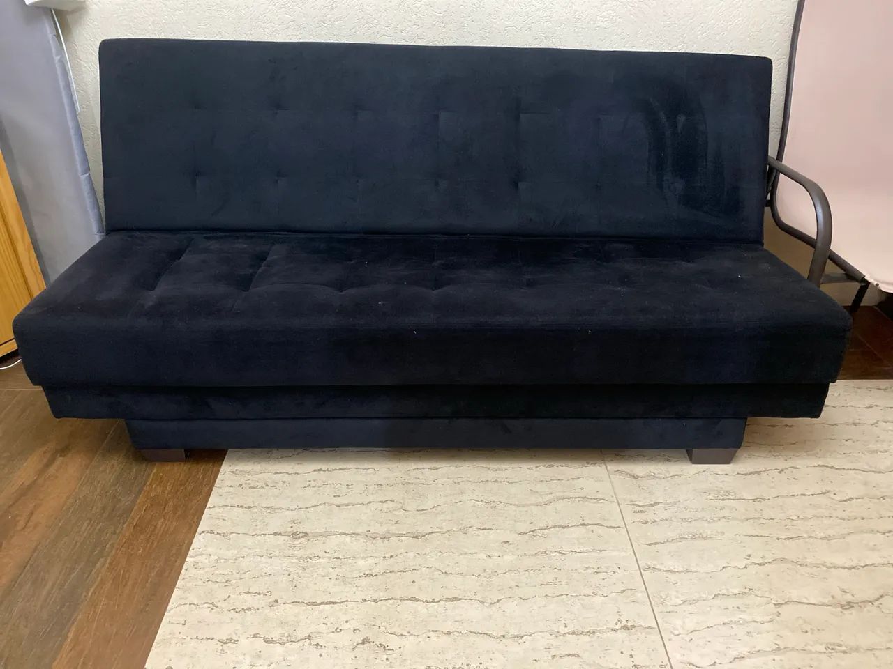 Sofá cama preto