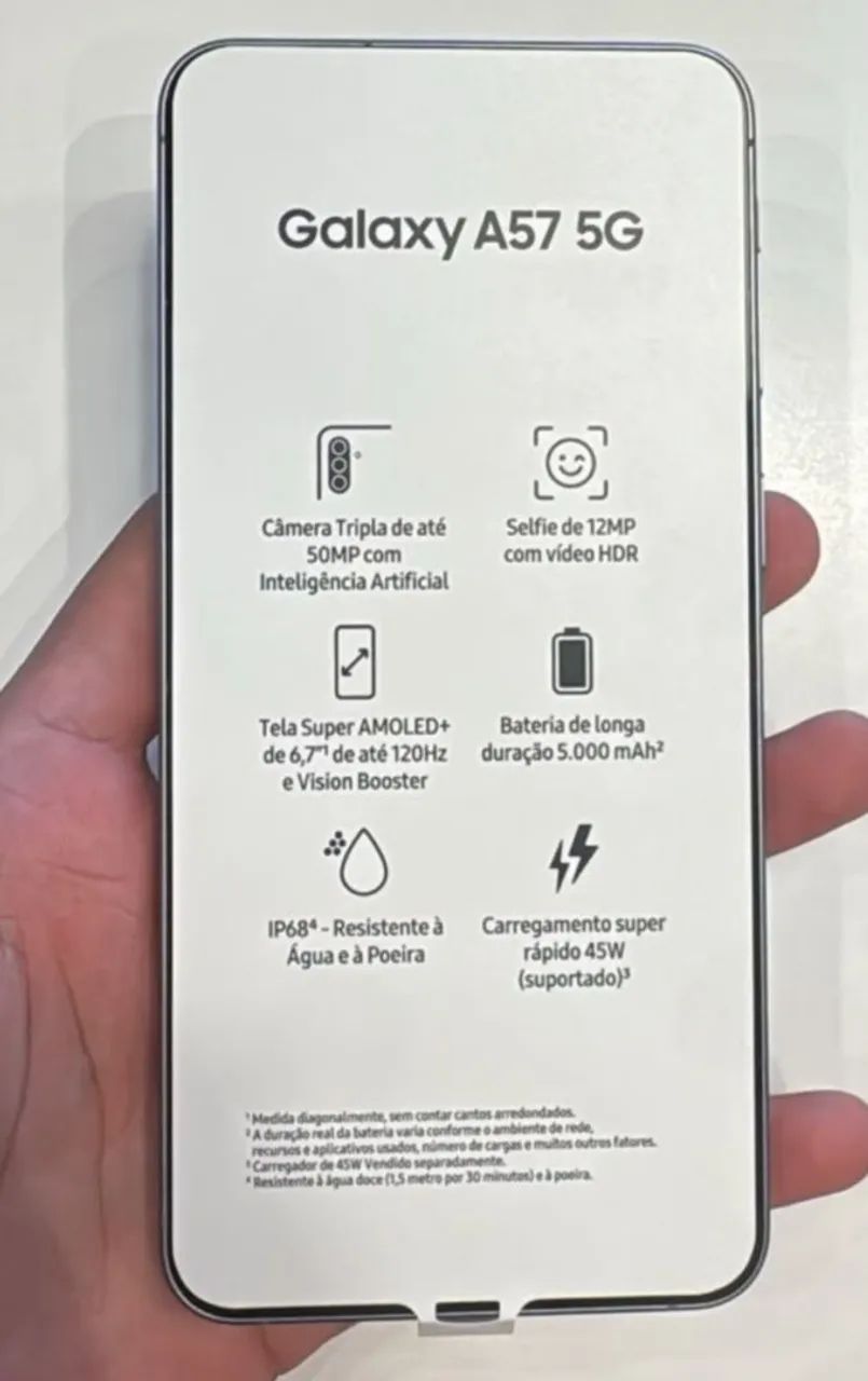 Samsung A57 ! 256Gb completo com nota !  - Foto 2