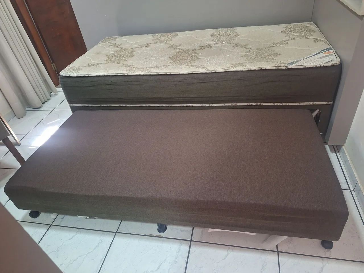 Cama solteiro box conjugado com cama auxiliar  - Foto 5