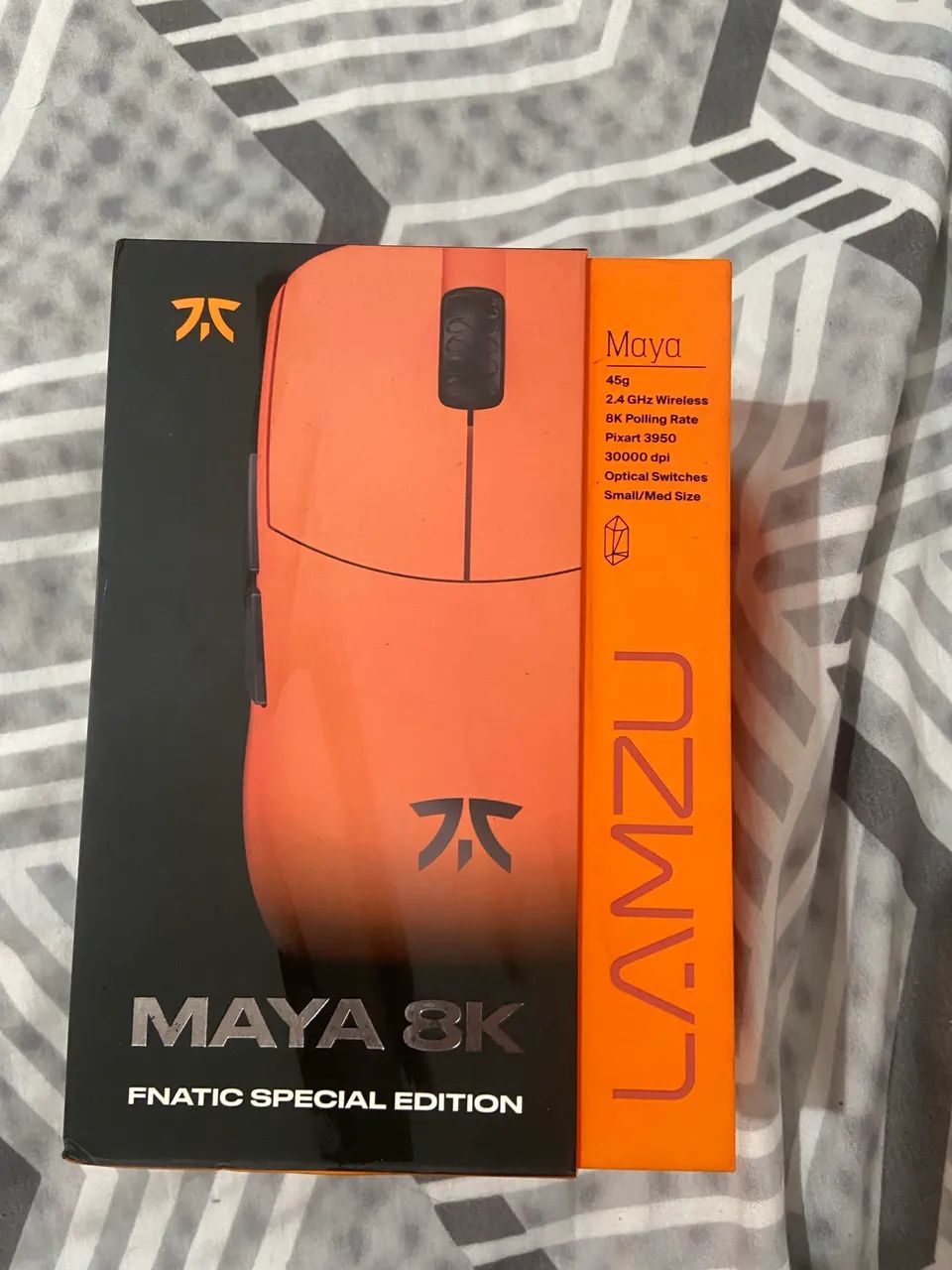 lamzu Maya 8K Fnatic novo com DONGLE 8K  (perfeito estado) - Foto 4