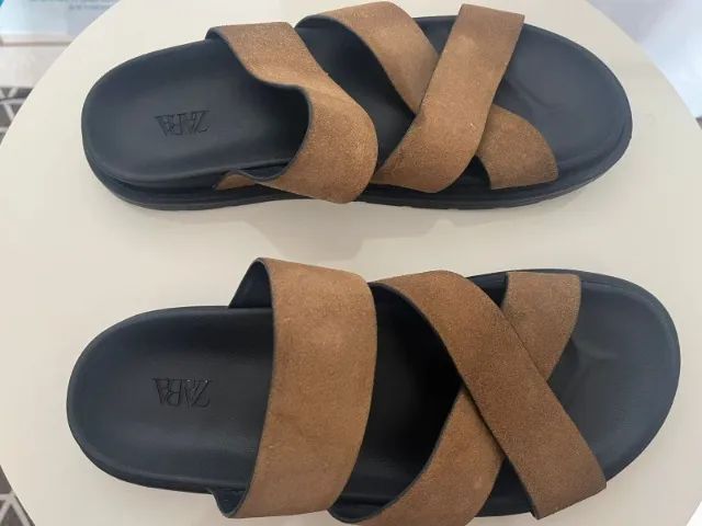 Sandália com tiras Zara - Foto 4