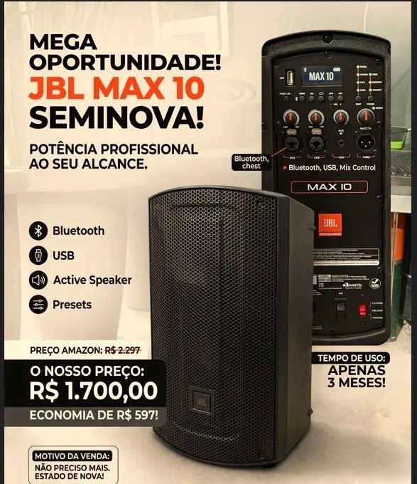 Vendo JBL Max 10