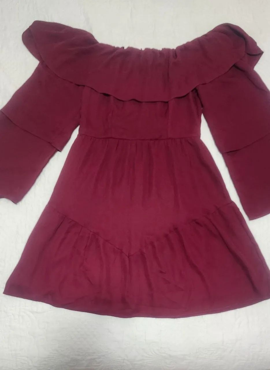 Vestido chiffon chic casual 