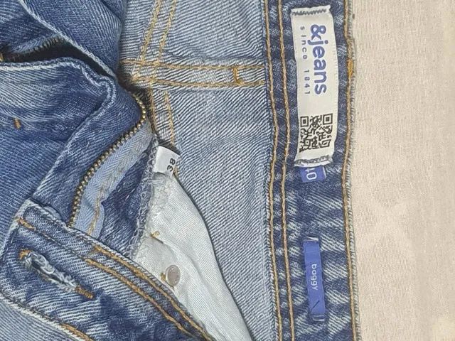 calça jeans baggy c&a clara 40 - Foto 3