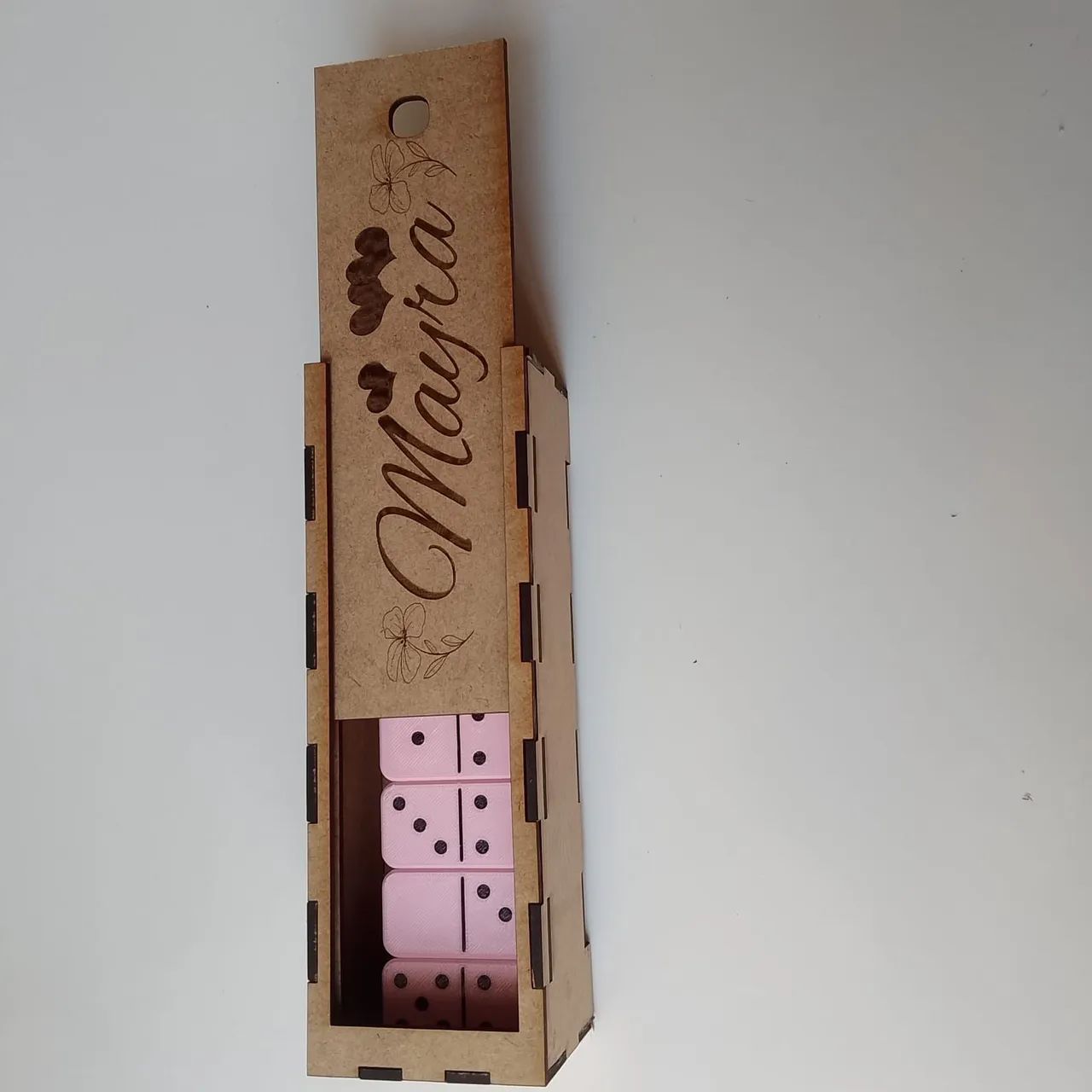 Dominó 50x25x10 personalizado+ caixa em MDF - Foto 4