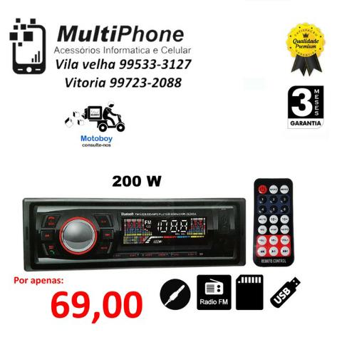 Som Automotivo Radio Fm Usb Pen Drive Mp3 Cartão Sd Aux knup kp c 12