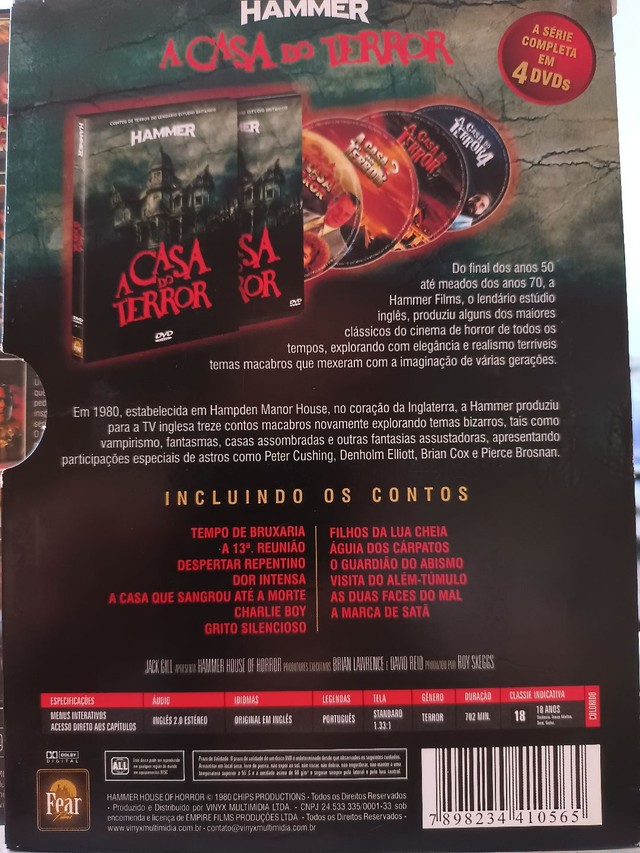 Coleção de dvds A Casa do Terror  - Foto 2