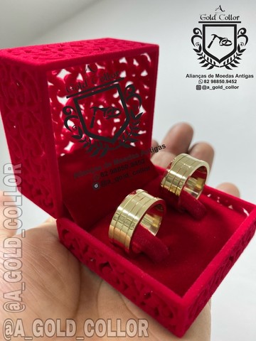 Alianças de moedas lindas . - Foto 5