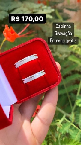 Promoção alianças de prata legítima  - Foto 5