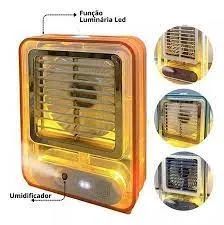 Mini Climatizador Umidificador Mesa Ar Ventilador Portátil Usb - Foto 2