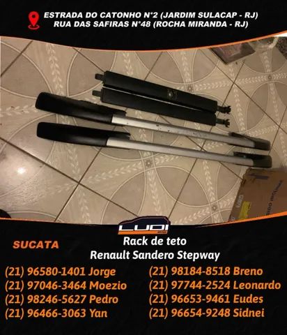 Rack de teto Renault Sandero Stepway