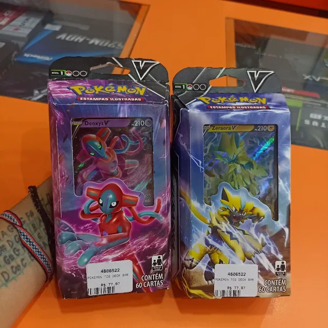 Jogo de Cartas Pokemon Go Starter Deck Batalha V Copag - Roxo