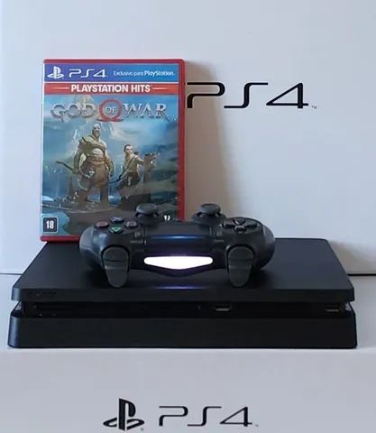 PS4 Slim 1 TERA c/ Jogos (FIFA 23, PES 23 e FIFA 21) - Videogames