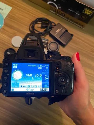 Câmera semi profissional Nikon D3100 - Foto 4