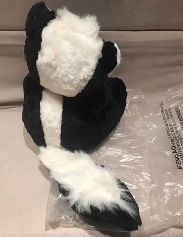 Pelúcia Gambá Coleção Mamiferos Parmalat NOVO - Foto 3