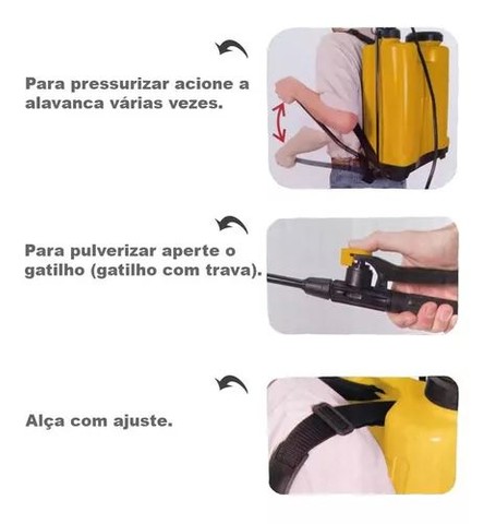 Pulverizador costal manual 20 litros PC 020 VONDER - Foto 4