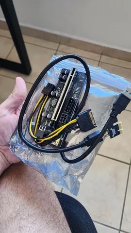 Cabo Pcie Riser para Mineração Cabo, GPU, PCI Express X16 - Foto 2