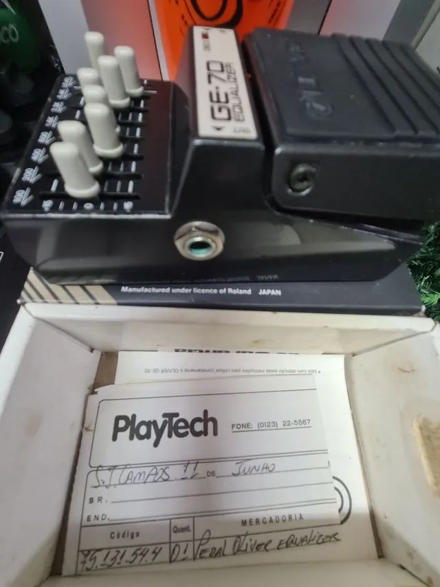 Pedal Equalizador Oliver GE70 ( Nunca Usado ) Anos 90 Instrumentos