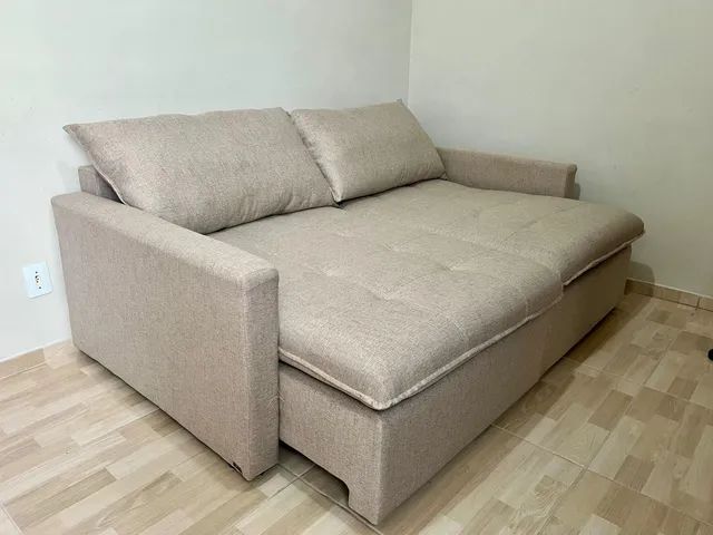 Sofá sem caixa braços finos  - Foto 2