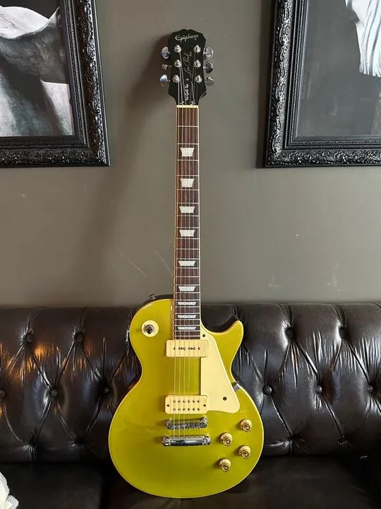 Guitarra Epiphone 56 Gold Top 2004 c/ upgrade - Instrumentos
