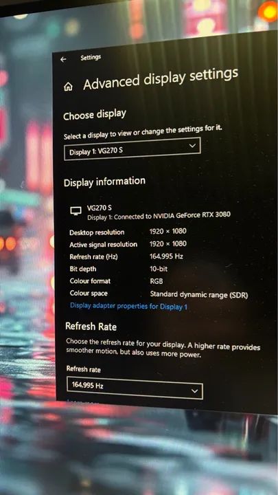 Monitor Acer VG240S 27Pol IPS 165hz - Foto 6