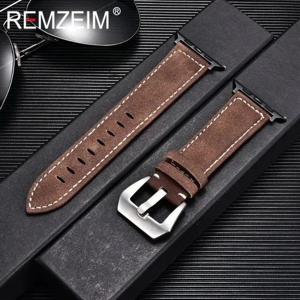Pulseira Couro pra Apple Watch , Iwo 42/44/45/46/49mm