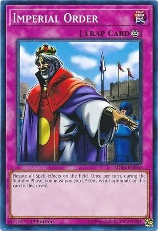 Yugioh!!! Imperial Order Sdrr-pt040 Common - Structure Deck