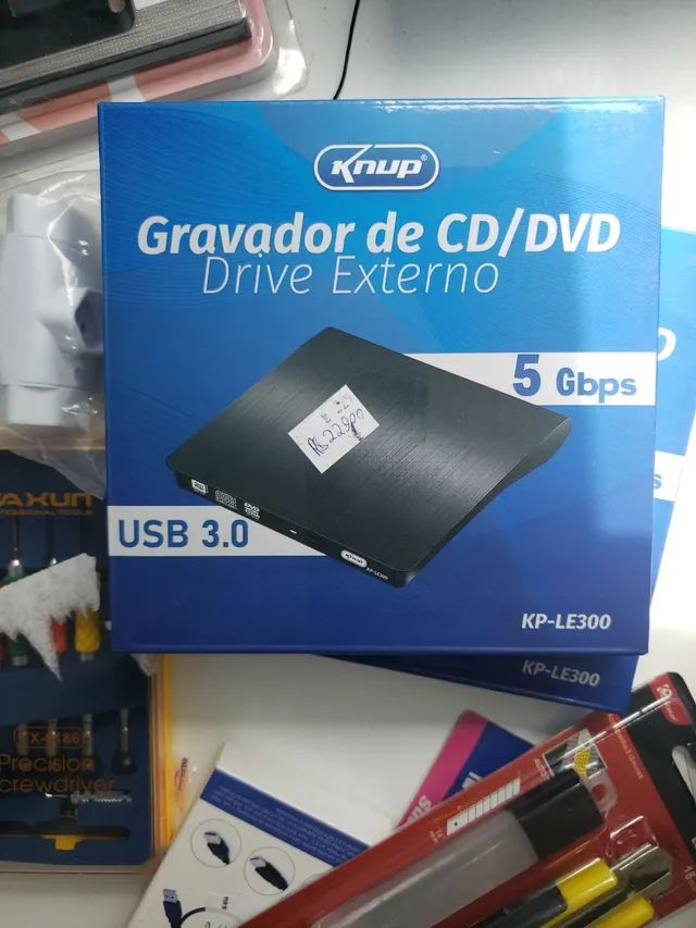 Gravador de dvd e cds externo