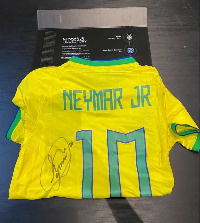 Camisa - Seleção Brasileira - Autografada por Neymar jr - Foto 2