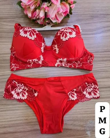Conjunto lingerie calcinha e sutiã novos modelos  - Foto 5