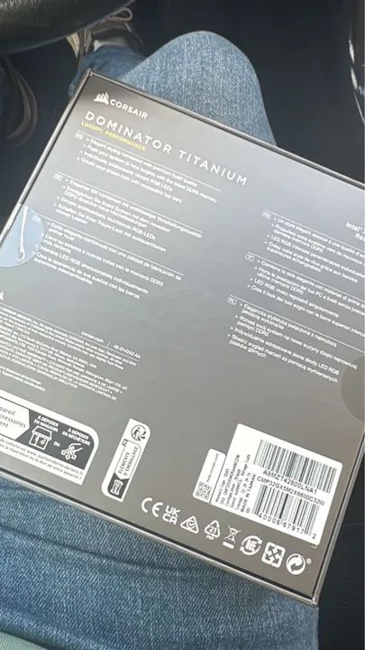 Memoria RAM 32 Gb (2x16Gb) Corsair Dominator Titanium (nova/lacrada)  - Foto 2