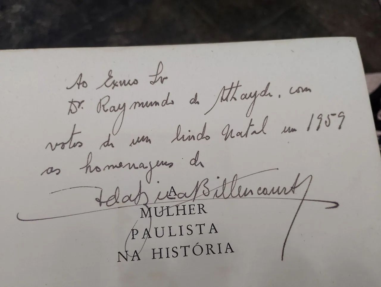 A Mulher Paulista na História - Livro de Adalmira Bittencourt - Foto 5