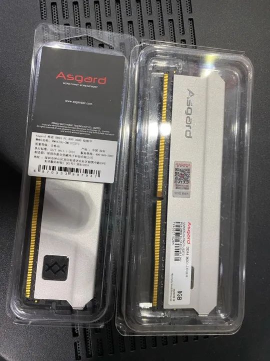 Memória RAM Asgard 3600 8GB 2x (16GB) U-DIMM DDR4