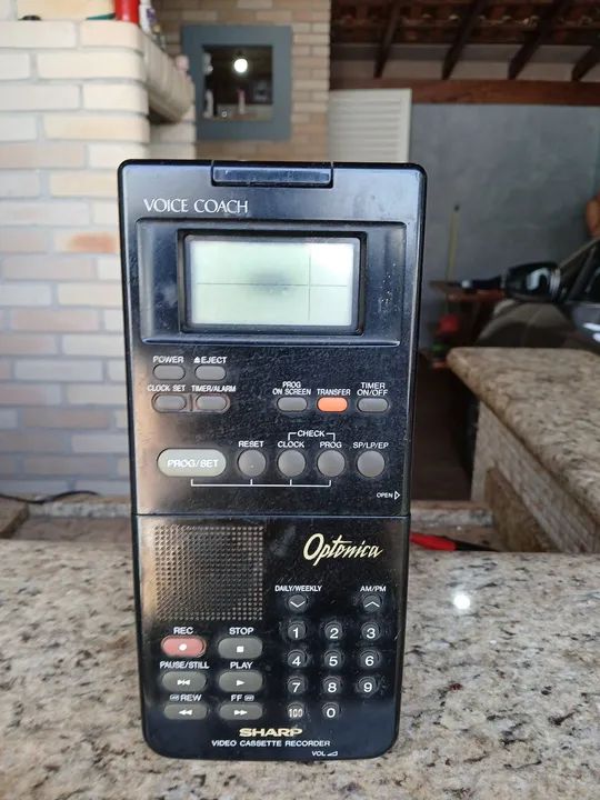 Controle vídeo Cassete Sharp 