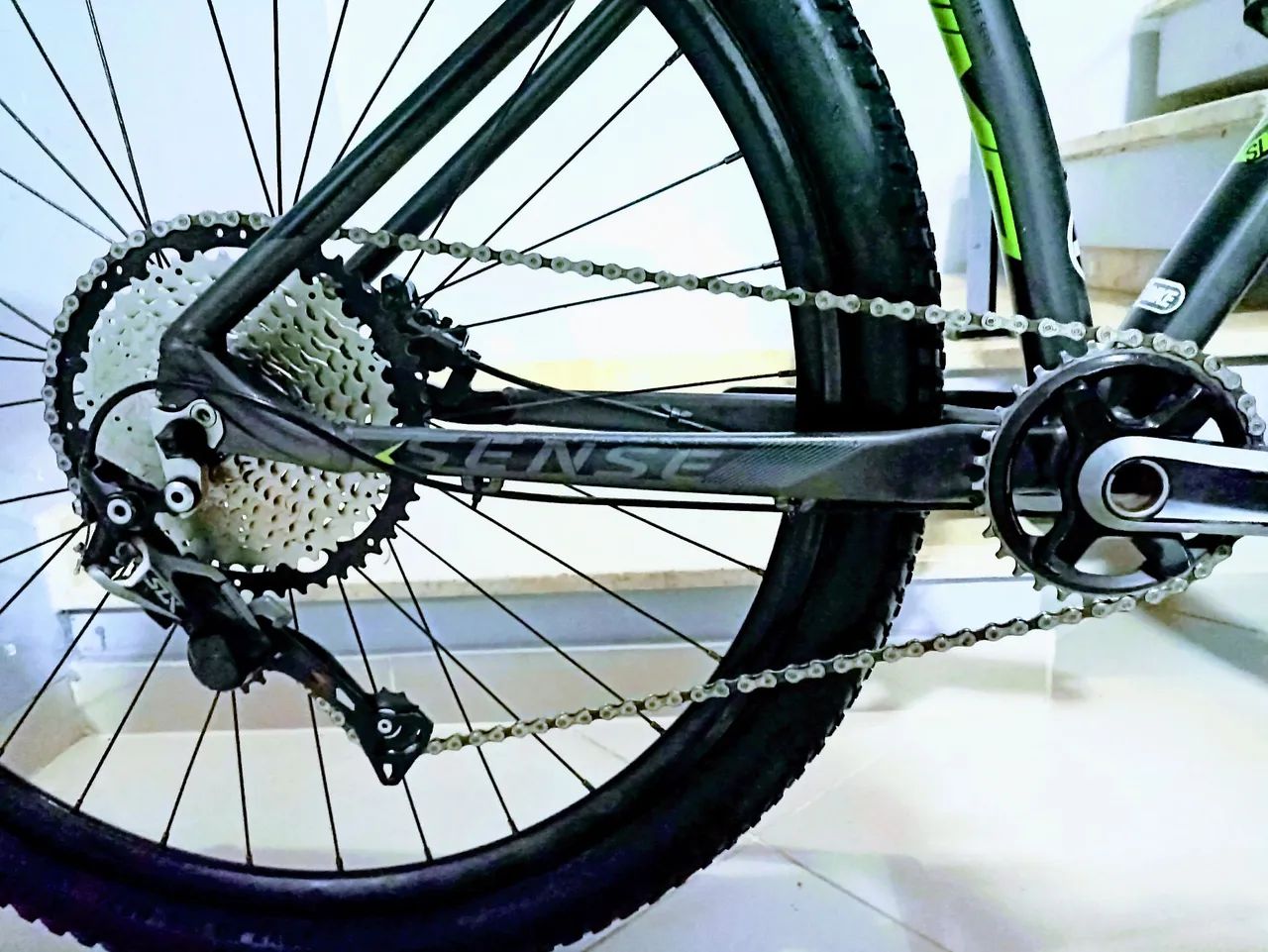 SENSE(17) IMPACT SL, kIT SLX 50t, ROCK AR EIXO15(18x). Trocas 5k - Foto 3