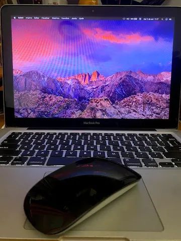 mouse bluetooth recarregavel estilo magic 2 marca logic p/apple macbook air pro mini imac  - Foto 4