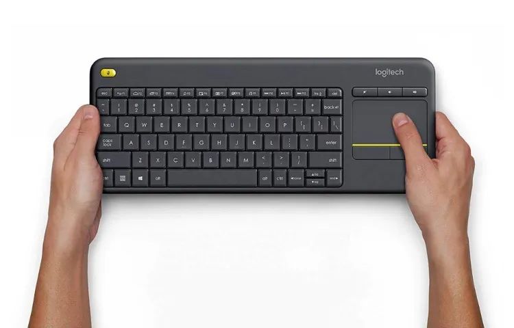 Teclado Sem Fio para PC Smart TV PC Com Trackpad Logitech K400 - Foto 3