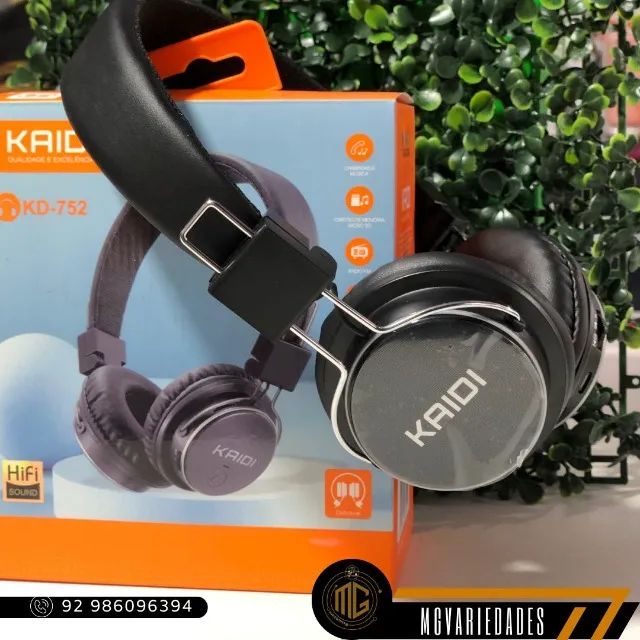 Fone De Ouvido Headphone Bluetooth Sem Fio Dobrável