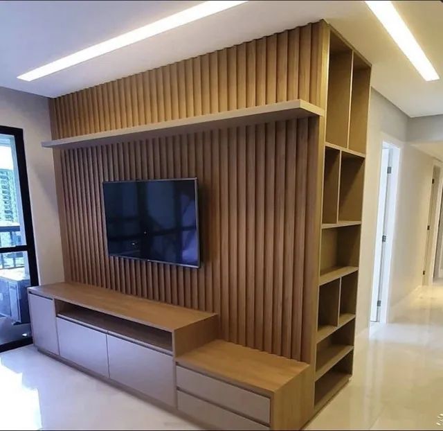 Painel para sala -  Projeto 3D grátis!!! 