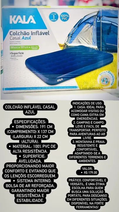 colchão inflável - Foto 2