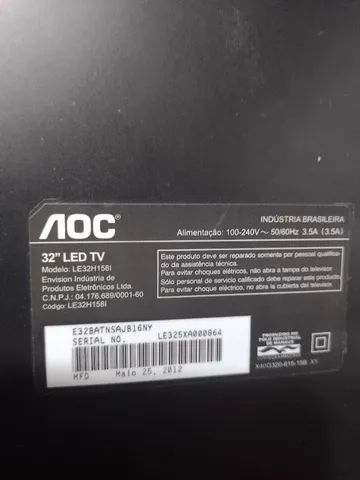 Placas da televisão AOC 32" Led Tv 