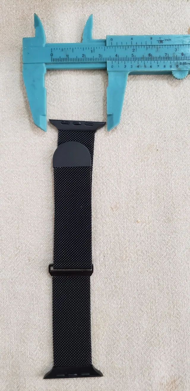 Pulseira para Apple Whatch preta ou branca - Foto 5