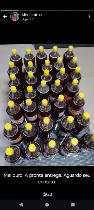 Mel de abelha puro - 1,4kg e 720g - Foto 2