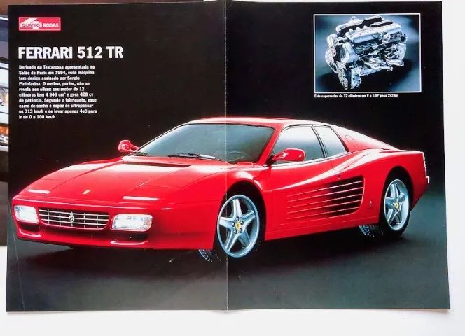 Lote de 3 pôsteres de Ferrari - F50, 348 TS, 512 Testarossa - Foto 3