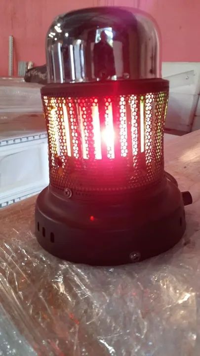 Luz para festa estilo farol rotativo varias cores de lâmpada funcionando 100% - Foto 2