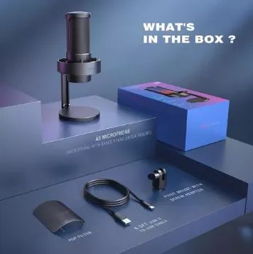 Microfone Fifine AmpliGame A8 Preto - Foto 3